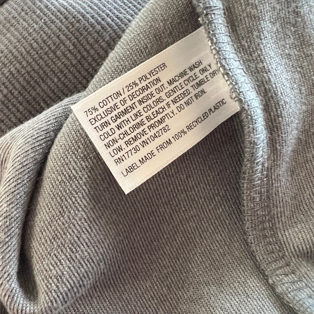 Wild Fable Women's Gray Velour Long Sleeve Tunic Sweatshirt - Size Large - NWT - Picture 5 of 6